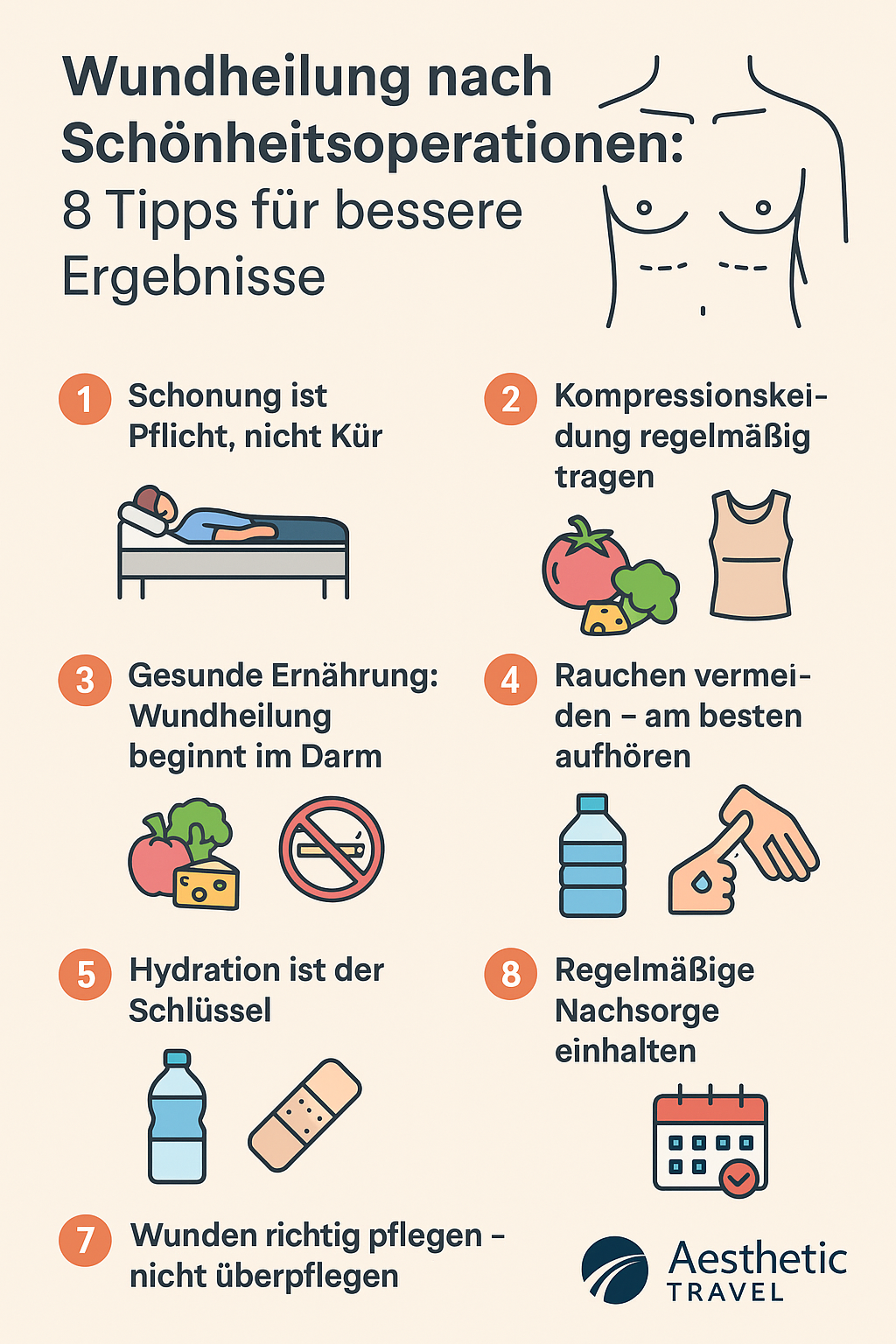Wundheilung nach Schönheitsoperationen: 8 Tipps für bessere Ergebnisse